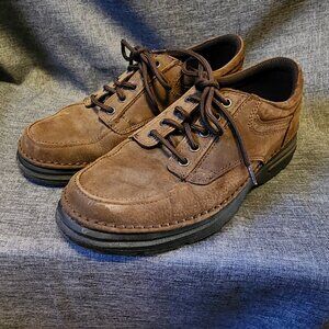 Men's Size 8.5D Wonderlite Brown Leather Oxford Lace Up Shoes